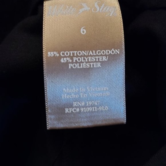 White Stag Black Soot Capris Size 6 NWT - Picture 4 of 5